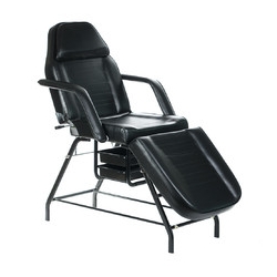 Fotel kosmetyczny z kuwetami BW-262 czarny