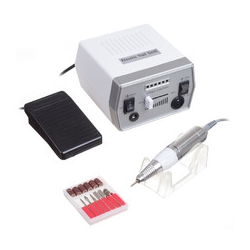 Frezarka do manicure JD700 Biała + zestaw frezów