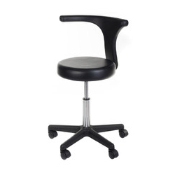 Taboret medyczny + podłokietnik NG-CH049 czarny
