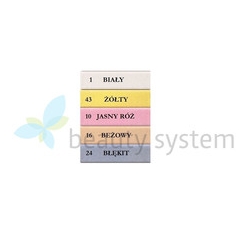 Pokrowiec frotte NIEBIESKI na taboret kosmetyczny