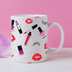 K5 Kubek Make Up Biały