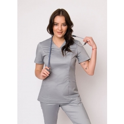 Bluza scrubs nr 86-H szara