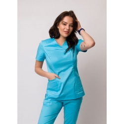 Bluza scrubs nr 86-H lazur