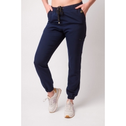 Spodnie scrubs nr 88-O granat