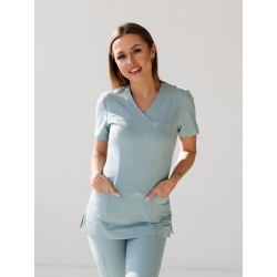 Bluza scrubs nr 88-C mroźna mięta roz. 34