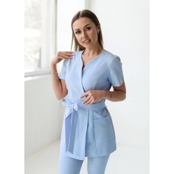Tunika wiązana nr 194 baby blue