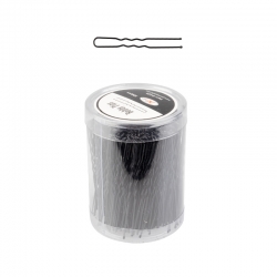 Kokówki fryzjerskie do włosów E-65 300 szt. 7 cm czarne