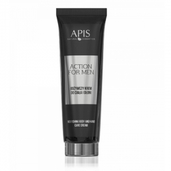 Apis action for men odżywczy krem do ciała i dłoni, 100 ml