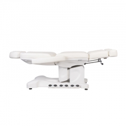 Fotel kosmetyczny do pedicure elektryczny Azzurro 708BS Exclusive Pro 3 silniki z podgrzewaniem biały