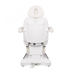 Fotel kosmetyczny do pedicure elektryczny Azzurro 708BS Exclusive Pro 3 silniki z podgrzewaniem biały