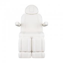 Fotel kosmetyczny do pedicure elektryczny Azzurro 708BS Exclusive Pro 3 silniki z podgrzewaniem biały