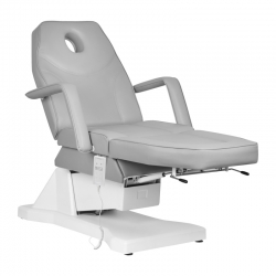 Fotel kosmetyczny elektryczny Sillon Soft 1 silnik szary