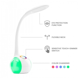 Lampka na biurko A003 7W biała All4light