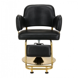 Hair System fotel fryzjerskiI Linz złoto czarny