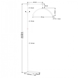 Lampa zabiegowa MOMO MOON MX6 do rzęs biała