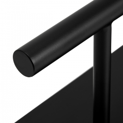 Podnóżek fryzjerski Gabbiano L008B czarny