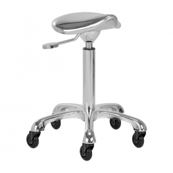 Taboret fryzjerski Gabbiano Fine Silver Roll Speed