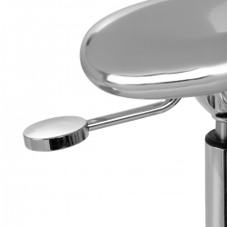Taboret fryzjerski Gabbiano Fine Silver Roll Speed