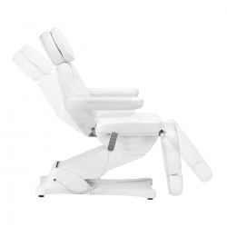 Fotel kosmetyczny do pedicure elektryczny Sillon Classic 4 silniki z kołyską biały