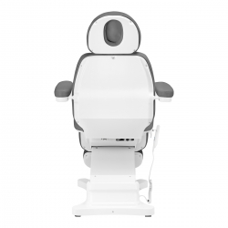 Fotel kosmetyczny elektryczny do pedicure Sillon Classic 4 silniki z kołyską szary