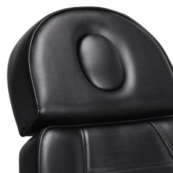 Fotel kosmetyczny elektryczny Sillon Lux 273b 3 silniki z taboretem 304 czarny