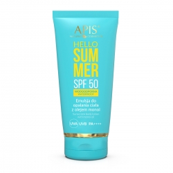 Apis hello summer spf 50 emulsja do opalania z olejem monoi 200 ml