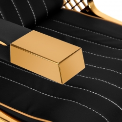 Myjnia barberska Gabbiano Marcus czarno-złota