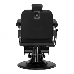 Fotel barberski Gabbiano Carlos extra Czarny