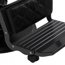 Fotel barberski Gabbiano Carlos extra Czarny