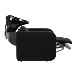 Myjnia fryzjerska elektryczna Gabbiano Sylvia z podnóżkiem czarna