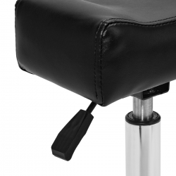 Podnóżek mobilny do pedicure Sillon Bell czarny