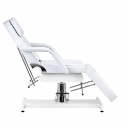 Fotel kosmetyczny hydrauliczny Sillon v2 210 biały