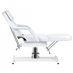 Fotel kosmetyczny hydrauliczny Sillon v2 210 biały