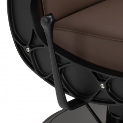 Fotel barberski Gabbiano Continental brązowy