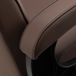 Fotel barberski Gabbiano Continental brązowy