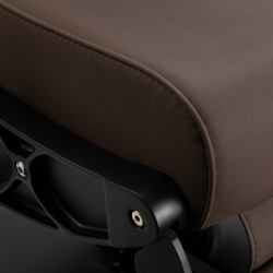 Fotel barberski Gabbiano Continental brązowy