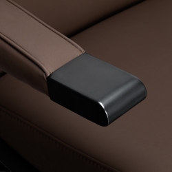 Fotel barberski Gabbiano Continental brązowy