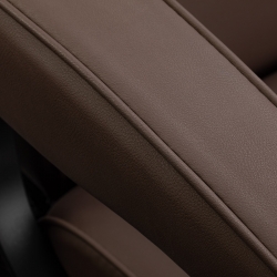 Fotel barberski Gabbiano Continental brązowy