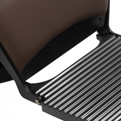 Fotel barberski Gabbiano Continental brązowy