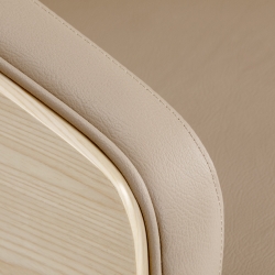 Fotel fryzjerski Gabbiano Wratislavia beżowy z czarną podstawą