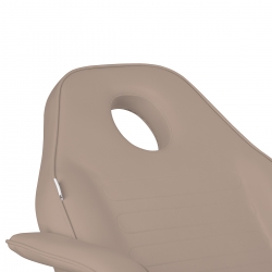 Fotel kosmetyczny hydrauliczny Sillon v2 210 szarobrązowy