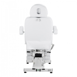 Fotel kosmetyczny do pedicure elektryczny Azzurro 706 1 silnik biały