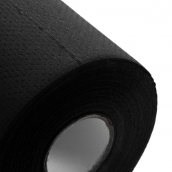 Jednorazowe prześcieradło papierowe podfoliowane 50 x 50 cm, czarne