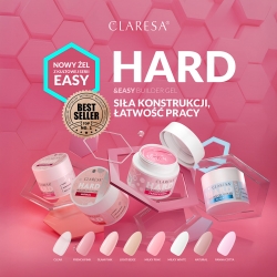 Claresa Żel budujący Hard&easy builder gel natural 45g