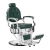 Fotel barberski Gabbiano President zielony