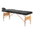 Stół składany do masażu drewniany Balance Lux 3 segmentowy 190x70 czarny