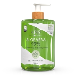 APIS Aloe Vera, Natural aloe vera 99% żel aloesowy do twarzy i ciała