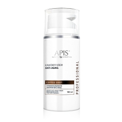APIS Coffee Shot, Kawowy krem Anti-Aging z kwasem kawowym i ekstraktem z maku