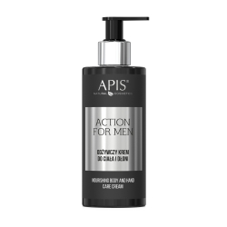 APIS Action For Men, Pielęgnacyjny krem do ciała i dłoni