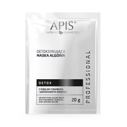 APIS Detox, Maska algowa detoksykująca z węglem z bambusa i jonizowanym srebrem